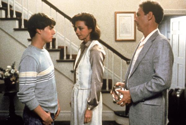 Tom Cruise, Janet Carroll, Nicholas Pryor in "Risky Business"