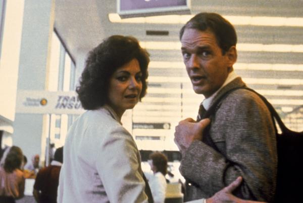 Janet Carroll, Nicholas Pryor in "Risky Business"