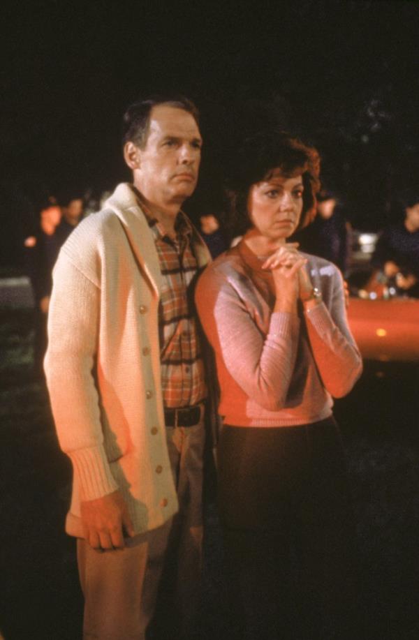 Nicholas Pryor, Janet Carroll in "Risky Business"